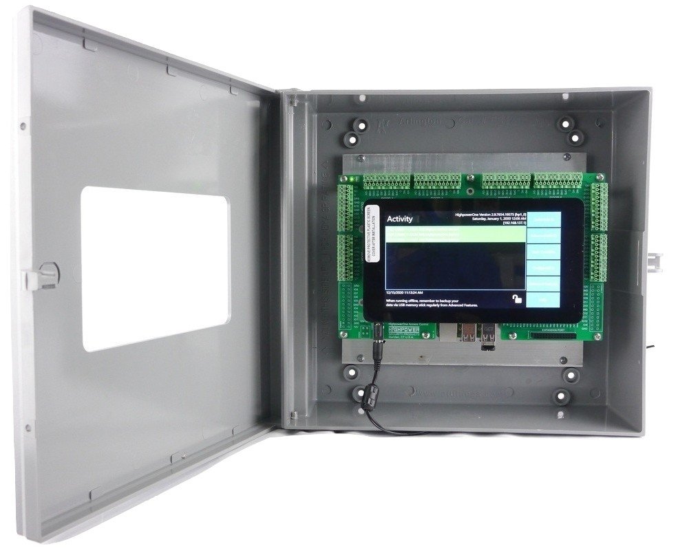 HighpowerOne touchscreen access control panel